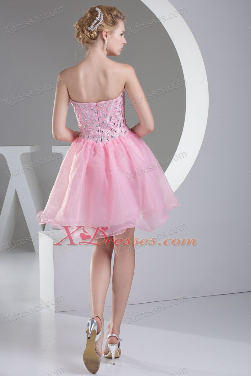 Lovely Sweetheart Beading Princess Short Prom Dress