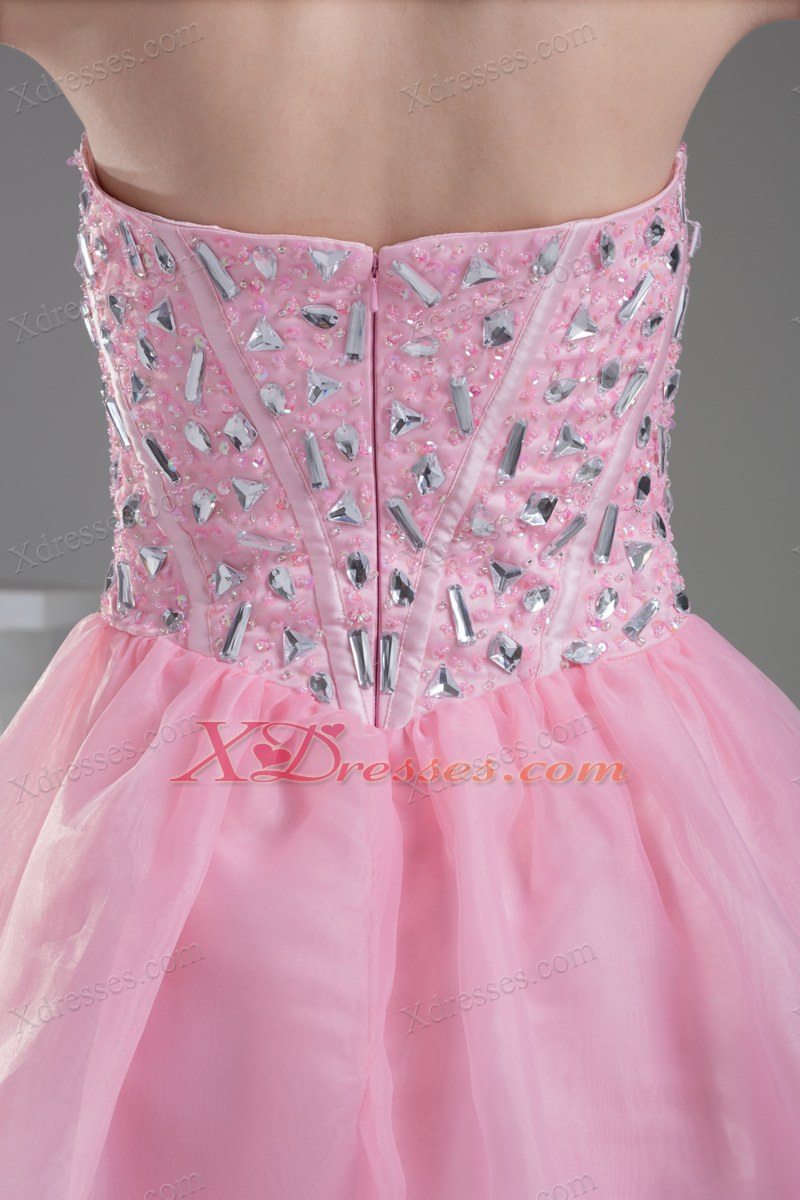 Lovely Sweetheart Beading Princess Short Prom Dress