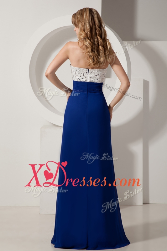 Cheap Most Popular Empire Brush Train Beading Prom Dresses for Evening