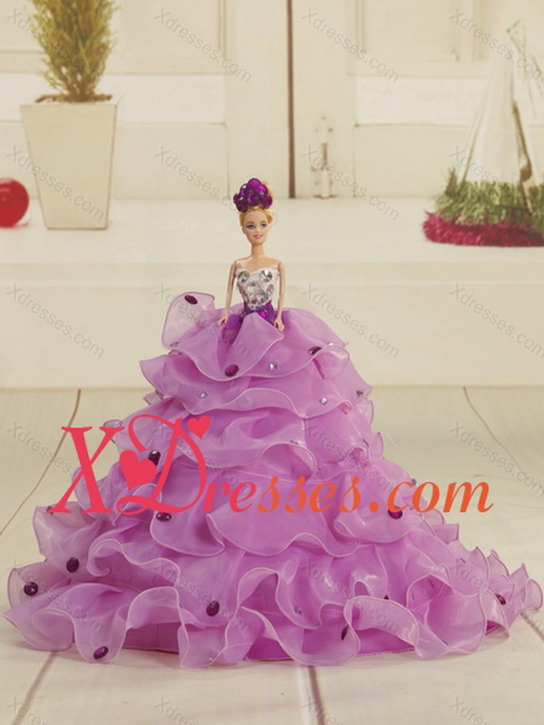 2021 Couture Multi Color Quince Dresses with Ruffles and Beading