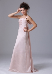 Pink One Shoulder 2019 Prom Dress Taffeta Ruched Column