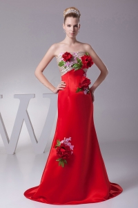 Hand Made Flowers and Appliques For 2019 Custom Made Prom Dress