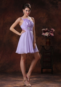 Lilac One Shoulder Short Dama Dresses for Quinceanera In 2019 Lake