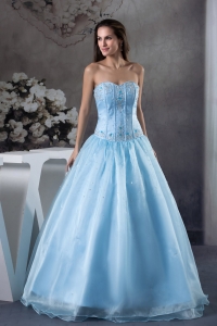 2019 Modern Sweetheart Embroidery A-Line / Princess Prom Dress