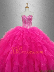 Popular Sweetheart Quinceanera Dresses with Beading and Ruffles for 2021