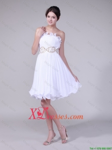 Cheap Lovely Empire Strapless Beaded Prom Dresses for Holiday