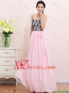 Cheap Elegant Empire Sweetheart Laced Prom Dresses with Belt