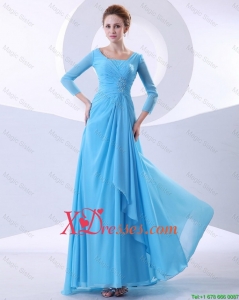 Gorgeous Beading Aqua Blue Prom Dresses in Cheap
