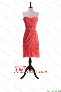 Most Popular Short Prom Dresses with Belt and Ruching