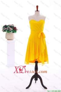 Cheap Fall Smart Empire Sweetheart Prom Dresses with Ribbons