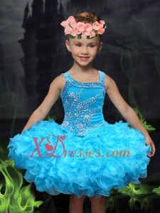 2020 Ball Gown Cute Mini-length Little Girl Dress with Beading
