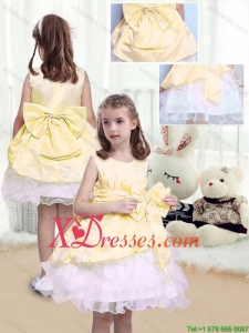 2021 Fall Perfect A Line Scoop Sashes and Bowknot Birthday Party Dresses