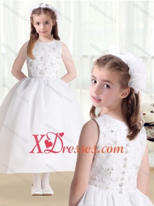 New Style Ball Gown Beading and Appliques Little Girl Dresses