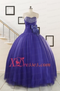2021 Elegant Sweetheart Quinceanera Dresses with Bowknot