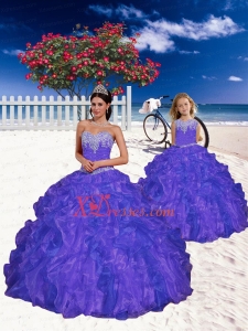 Most Popular Purple Princesita Dress with Appliques and Beading for 2021