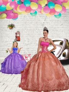 2021 Discount Beading and Embroidery Rust Red Princesita Dress