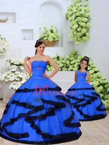 Most Popular Beading and Ruching Royal Blue Princesita Dress for 2021