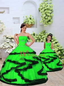 Trendy Beading and Ruching Spring Green Princesita Dress for 2021 Spring
