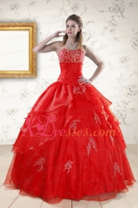 Popular Beaded Strapless Quinceanera Dresses for 2021
