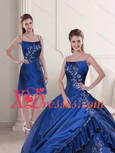 2021 Elegant Royal Blue Custom Made Quinceanera Dresses with Appliques