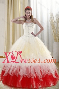 2021 Affordable Sweetheart Quinceanera Dresses with Beading