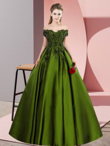 Fantastic Lace Quinceanera Gown Olive Green Zipper Sleeveless Floor Length