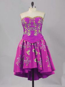 Designer Sleeveless Mini Length Party Dresses and Embroidery