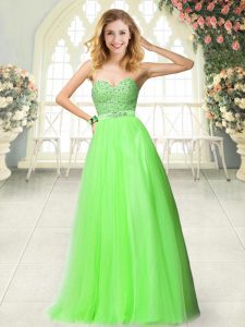 Extravagant Sweetheart Neckline Beading and Lace Homecoming Dress Sleeveless Zipper