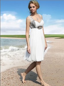 Clearance Sleeveless Zipper Floor Length Beading Cocktail Dresses