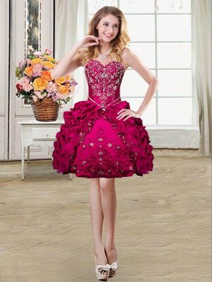 Best Selling Straps Straps Baby Blue Lace Up Cocktail Dresses Beading and Lace and Ruffles Sleeveless Mini Length