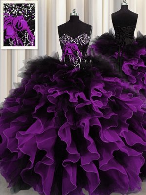 Beautiful Navy Blue Sweet 16 Dresses Military Ball and Sweet 16 and Quinceanera and For with Appliques and Ruffles and Ruffled Layers Strapless Sleeveless Lace Up
