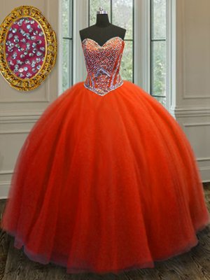 Fantastic Floor Length Blue Sweet 16 Dress Sweetheart Sleeveless Lace Up