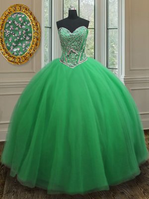 Luxury Orange Sweet 16 Dress Military Ball and Sweet 16 and Quinceanera and For with Beading Strapless Sleeveless Lace Up