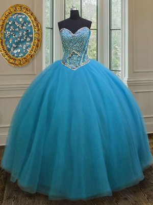 Cute Scoop Organza Sleeveless Floor Length Quinceanera Dresses and Beading and Pick Ups