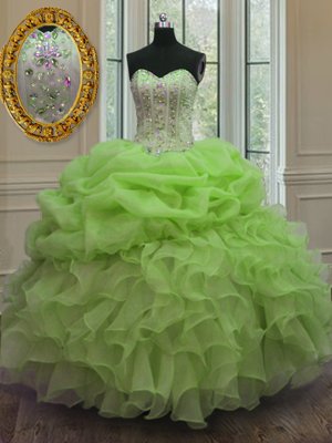 Sequins Pick Ups Wine Red Sleeveless Taffeta Lace Up Quinceanera Dress for Military Ball and Sweet 16 and Quinceanera