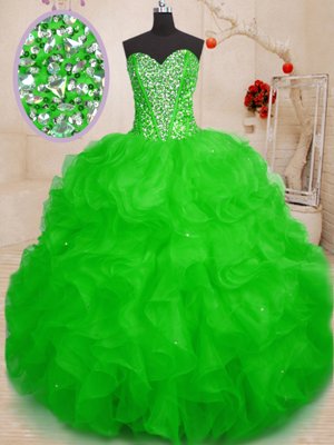 Burgundy Sleeveless Beading Floor Length Quinceanera Dresses