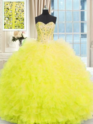 Pick Ups Baby Blue Sleeveless Tulle Lace Up Quinceanera Gowns for Military Ball and Sweet 16 and Quinceanera