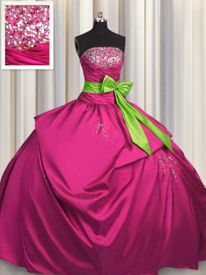 Floor Length Lace Up Quinceanera Gowns Multi-color and In for Military Ball and Sweet 16 and Quinceanera with Beading and Ruffles and Ruffled Layers and Sequins