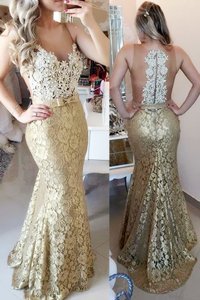 Excellent Mermaid Lace Sleeveless Party Dress for Toddlers Brush Train and Lace and Belt