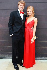 Floor Length Red Prom Party Dress Spaghetti Straps Sleeveless Backless